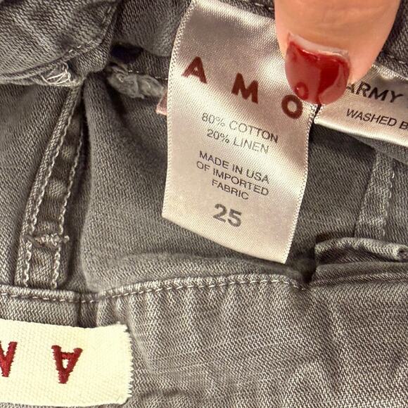 AMO Drapey Army Pants in a Vintage Gray Wash size 25 - Picture 6 of 6
